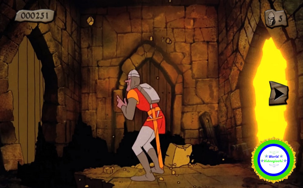Dragon's Lair, immagine 2. World Videogiochi