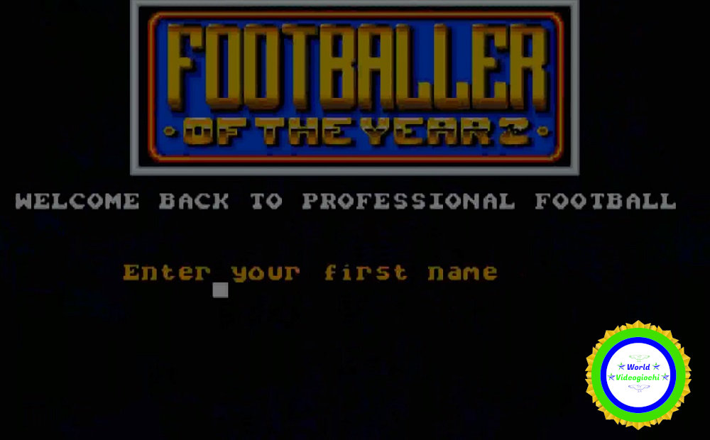 Footballer of the Year 2, immagine 2. World Videogiochi